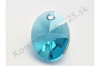 6028 Xilion Oval Indicolite 18mm Obrázok pre 6028 Xilion Oval Indicolite 18mm