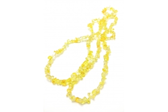 0090 Citrín zlomky 80cm šnúra Obrázok pre 0090 Citrín zlomky 80cm šnúra